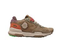 Satorisan - Chacrona Premium Hombre - Zapatillas Casual para Hombre - Sneakers Urbanas Cuero Respetuosas, Cómodas y Duraderas - Color Mid Brown - Talla 43