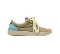 Satorisan - Hatko Vintage - Zapatillas Casual para Mujer - Sneakers Urbanas Cuero y Lino Respetuosas, Cómodas y Duraderas - Color Rush Green W - Talla 39
