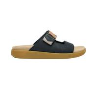 Satorisan - Hootsani Premium - Sandalias Deportivas para Hombre - Sandalias Planas Cuero y Lino Respetuosas, Cómodas y Duraderas - Color Carbon - Talla 44