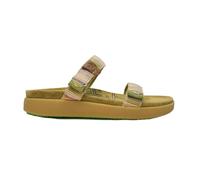 Satorisan - Kae Raffia - Sandalias Deportivas para Mujer - Sandalias Planas Cuero y Textil Respetuosas, Cómodas y Duraderas - Color Native - Talla 39
