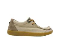 Satorisan - Kwahu Canvas Vintage - Mocasín Wallaby para Hombre - Mocasines Cuero y Textil Respetuosos, Cómodos y Duraderos - Color Urbanite Green - Talla 43