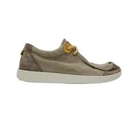 Satorisan - Kwahu Canvas Vintage - Mocasín Wallaby para Hombre - Mocasines Cuero y Textil Respetuosos, Cómodos y Duraderos - Color Brown - Talla 42