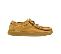Satorisan - Kwahu Rustic - Mocasín Wallaby para Hombre - Mocasines Cuero y Textil Respetuosos, Cómodos y Duraderos - Color Peanut M - Talla 43
