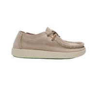Satorisan - Kwahu Suede UL - Mocasín Wallaby para Mujer - Mocasines Cuero Respetuosos, Cómodos y Duraderos - Color Sand - Talla 38