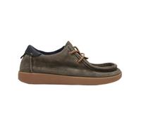 Satorisan - Kwahu Winter Suede - Mocasín Wallaby para Hombre - Mocasines Cuero Respetuosos, Cómodos y Duraderos - Color Deep Khaki - Talla 47