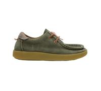 Satorisan - Kwahu Winter Suede - Mocasín Wallaby para Mujer - Mocasines Cuero Respetuosos, Cómodos y Duraderos - Color Rush Green - Talla 40