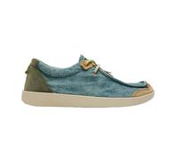 Satorisan - Mocasín Wallaby para Hombre - Kwahu Linen - Mocasines Cuero y Lino Respetuosos, Cómodos y Duraderos - Color Melancholic Grey - Talla 41