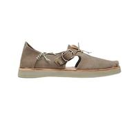 Satorisan - Sandalias Deportivas para Hombre y Mujer - Benirras Microperforated - Sandalias Planas Cuero Respetuosas, Cómodas y Duraderas - Color Loden - Talla 41