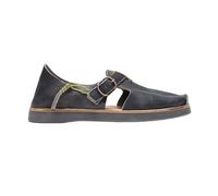Satorisan - Sandalias Deportivas para Hombre y Mujer - Benirras Premium - Sandalias Planas Cuero Respetuosas, Cómodas y Duraderas - Color Black - Talla 43