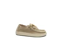 Satorisan - Kwahu Suede UL - Mocasín Wallaby para Mujer - Mocasines Cuero Respetuosos, Cómodos y Duraderos - Color Sand - Talla 38