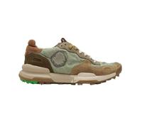 Satorisan - Zapatillas Casual para Hombre - Chacrona Linen - Sneakers Urbanas Cuero y Lino Respetuosas, Cómodas y Duraderas - Color Succulent - Talla 43