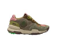 Satorisan - Zapatillas Casual para Mujer - Chacrona Suede - Sneakers Urbanas Cuero Respetuosas, Cómodas y Duraderas - Color Kilim Green - Talla 40
