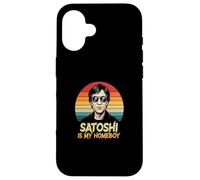 Satoshi es mi homeboy nakamoto blockchain leyenda bitcoin Carcasa para iPhone 16