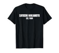 Satoshi Nakamoto Bitcoin Blockchain Camiseta