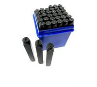 Satra Juego de Punzones o Troqueles de Letras y numeros 5 mm 36 pzas