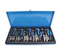 Satra Kit reparacion de Rosca helicoil M5, M6, M8, M10,M12 131 Piezas reparador