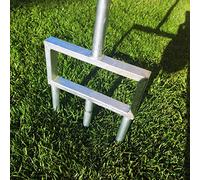 SattesGrün Horquilla de jardín, aireador de césped, aireador de césped, escarificador, mango cómodo y construcción estable, aflojamiento del suelo