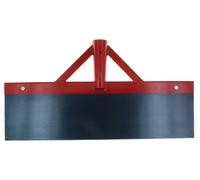 Sattie Bisagra de 1,5 x 500 mm con hoja de acero para muelles, rasqueta roja