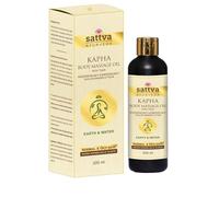 Sattva Ayurveda Aceite de masaje Ayurvédico Kapha - Aceites corporales activadores y cálidos para masaje corporal, fórmula a base de hierbas, sin perfume, Abhyanga Ritual, 200 ml