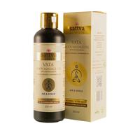 Sattva Ayurveda Aceite de masaje Ayurvédico Vata - Aceite corporal para nutrir el cuerpo para la piel seca, fórmula a base de hierbas, sin perfume, Abhyanga Ritual, 200 ml
