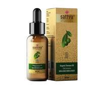 Sattva Ayurveda ECOCERT COSMOS ORGANIC - Aceite de tamanu orgánico - Prensado en frío sin refinar - Aceite facial para el cabello - para pieles sensibles y secas - 50 ml