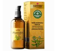 Sattva Ayurveda Maha Bhringraj - Aceite para el cuero cabelludo ayurvédico para cabello más fuerte - Cuidado para cabello seco y dañado, 100 ml