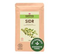 Sattva Ayurveda Sidr - Polvo para el cabello Ziziphus Spina-Christi en polvo de hoja - Mascarilla ayurvédica para cabello fino y cuero cabelludo sensible - Volumen y brillo - Sin efecto colorante
