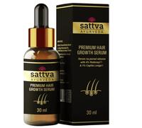 Suero de crecimiento del cabello con extracto de romero y Redensyl® de Sattva Ayurveda para el tratamiento eficaz de la pérdida de cabello en mujeres y hombres