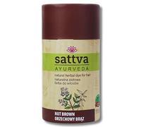 Sattva Ayurveda Tinte natural para el cabello - Tinte de henna para alérgicos - Tinte vegetal ecológico para color natural, volumen y brillo - Doble porción - ECOCERT (Castaño claro, 150)