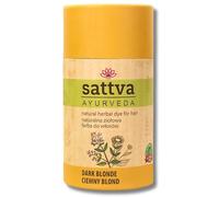 Sattva Ayurveda Tinte natural para el pelo de henna para personas alérgicas, tinte vegetal orgánico para color de pelo natural, volumen y brillo, doble porción, ECOCERT (rubio oscuro, 150)