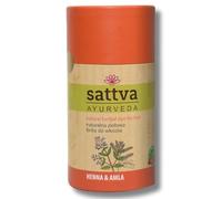 Sattva Ayurveda Tinte natural para el pelo de henna para personas alérgicas, tinte vegetal orgánico para color de pelo natural, volumen y brillo - doble porción - ECOCERT (Henna Amla, 150)