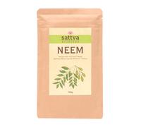 Sattva Neem Mascarilla facial y mascarilla para el pelo - Antiespinillas, Mascarilla para hombres y mujeres - Mascarilla facial - Mascarilla facial y grasa facial - Piel grasa y caspa - 100 g