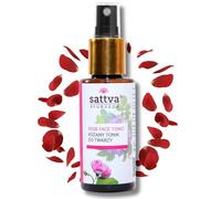 Sattva - Spray facial de agua de rosas, agua de rosas natural y tónico facial para pieles maduras y con impurezas, spray cosmético de agua de rosas, tónico facial e hidrolato de rosas, 100 ml