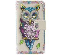 SATURCASE Alpha Funda, Galaxy Alpha Funda, Cuero De La PU Magnético Capirotazo Billetera Apoyo Bumper Protector Funda Carcasa Case para Samsung Galaxy Alpha SM-G850F