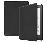 SATURCASE Amazon Kindle 2019 Funda, Cuero De La PU Flip Folio Ultra Delgado Peso Ligero Funda Carcasa Case con Función Auto Sleep/Wake para Amazon All-New Kindle 2019 (10th Generation) (Negro)