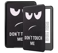 SATURCASE Funda para Amazon Kindle de 11ª generación 2024/2022 de 6 pulgadas, hermosa funda de piel sintética con tapa y luz ultra delgada con función de apagado y encendido automático (KN-1)