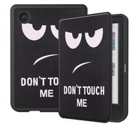 SATURCASE Funda para Kobo Clara Color/Clara BW 15.2 cm, hermosa piel sintética con tapa de silicona, funda protectora ultradelgada con función de apagado y encendido automático (KN-1)