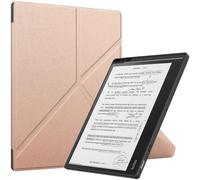 SATURCASE Funda para Kobo Elipsa 2E de 10.3 pulgadas, piel sintética, de silicona, plegable, con soporte transformador, ultradelgada, ligera, con función de apagado y encendido automático (oro rosa)