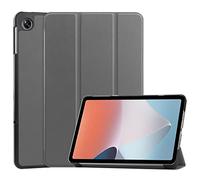 SATURCASE Funda para OPPO Pad Air 10.36 2022, piel sintética, plegable, soporte delgado, ligero, encendido y apagado automático (gris)