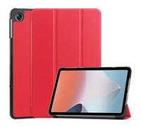 SATURCASE Funda para OPPO Pad Air 10.36 2022, piel sintética, plegable, soporte delgado, ligero, encendido y apagado automático (rojo)