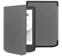 SATURCASE Funda para Pocketbook Verse PB629 / Verse Lite PB619 / Verse Pro PB634, cuero PU, funda de silicona con solapa, funda protectora ultradelgada y ligera con función de encendido/apagado