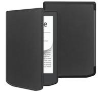 SATURCASE Funda para Pocketbook Verse PB629 / Verse Lite PB619 / Verse Pro PB634, funda protectora ultradelgada de piel sintética y silicona con tapa plegable y función de apagado y encendido