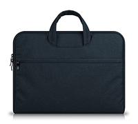SATURCASE - Funda para portátil de 12,9 a 13,3 pulgadas, nailon y algodón, con bolsillo extra para MacBook Air/Pro/Retina y otros portátiles de 12,9 a 13,3 pulgadas, color azul oscuro