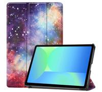 SATURCASE Funda para Samsung Galaxy Tab S10 FE SM-X520 X526B de 10.9 pulgadas, hermosa funda de piel sintética plegable con función atril y función atril para tablet (KN-3)