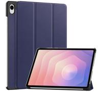 SATURCASE Funda para Samsung Galaxy Tab S11 SM-X730 X736B de 11 pulgadas, piel sintética, plegable, función atril, delgada, ligera, función de encendido y apagado automático, funda protectora para