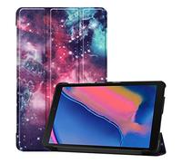 SATURCASE Samsung Galaxy Tab A 8.0 (2019) Funda, Hermoso Cuero De La PU Flip Plegable Folio Apoyo Protector Funda Carcasa Case para Samsung Galaxy Tab A 8.0 (2019) with S Pen SM-P200 P205 (KN-7)