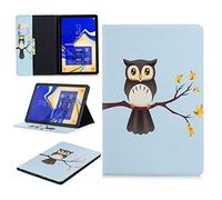 SATURCASE Samsung Galaxy Tab S4 10.5 Funda, Hermoso Patrón Cuero De La PU Capirotazo Billetera Apoyo Bumper Protector Funda Carcasa Case para Samsung Galaxy Tab S4 10.5 SM-T830 T835 (BFP-12)