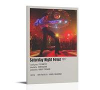 Saturday Night Fever- Cuadros decorativos impermeables y resistentes a las manchas, pósteres de alta definición, adecuados para múltiples escenarios en salas de estar, dormitorios y oficinas, estilo