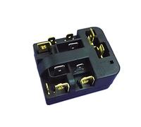 Saturey Relé Piezas de reemplazo del compresor del congelador del refrigerador 6sp9009 6sp9015 PTC Starter/Start Relay y Protector de sobrecarga