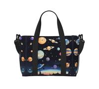 Saturn Jupiter Earth - Bolsa cruzada para gimnasio, fin de semana, ideal para viajes de negocios